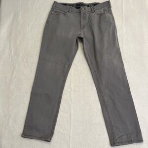 Iron Co‎ Pants Mens 38/33 Gray Slate Stretch Straight Leg Casual Comfort Fit